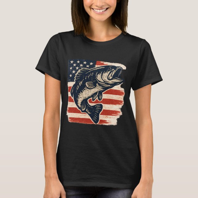 Camiseta Pescaria Sortuda Pescadores Engraçado (Frente)