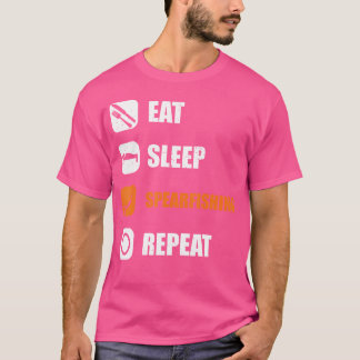 Camiseta Pescarista Coma Sono Repetição da Pesca de Arrepio