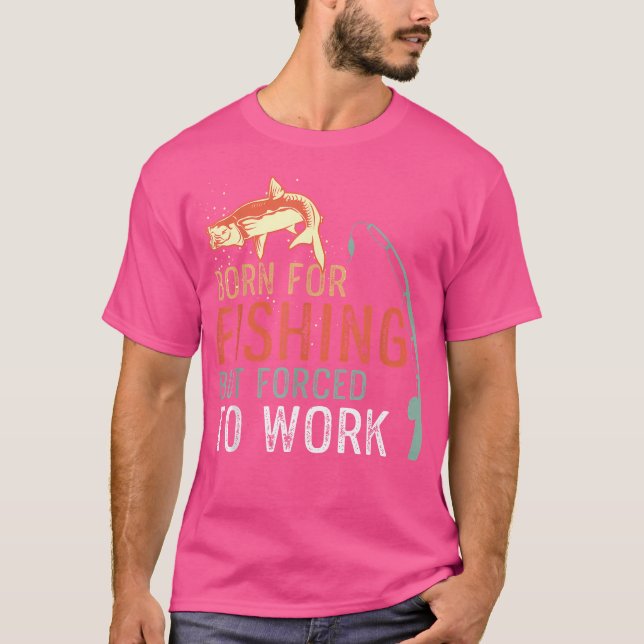Camiseta Pescarista Engraçado Com Arco De Pesca (Frente)