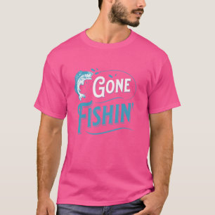 Camiseta Pescarista Engraçado Foi Pescar