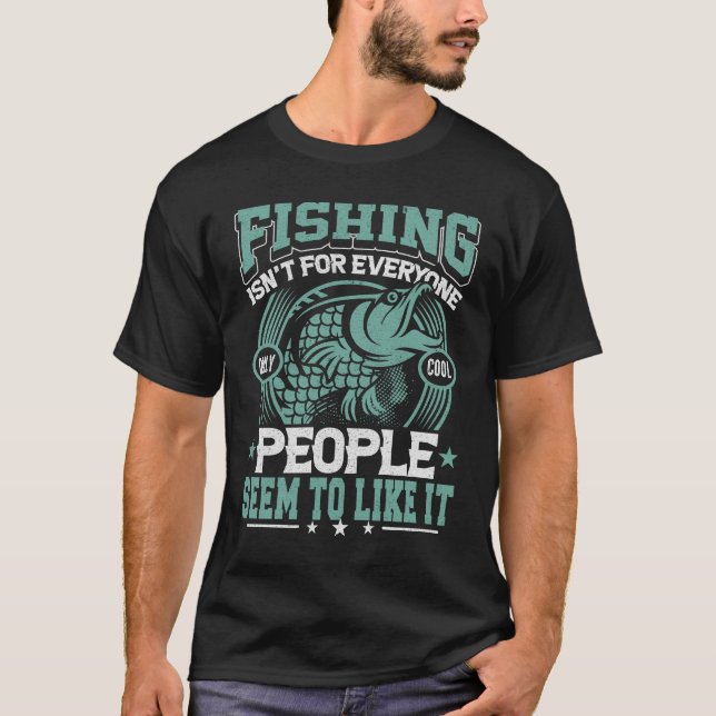 Camiseta Pescarista Engraçado Presente de amante da pesca (Frente)