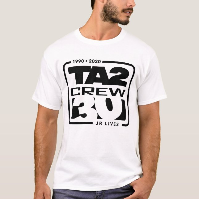 Camiseta Pescoço da tripulação (B) (branco) (Frente)