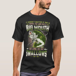 Camiseta Pescoço Engraçado Sobrevivente Pescador Pescador C