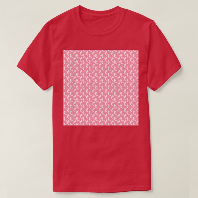 Camiseta Pescoço Sereia Colar Cola Rosa e Colmeia Branca Pe (Frente do Design)