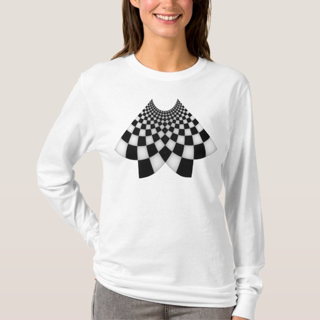 Camiseta Pescoço verificado (Frente)