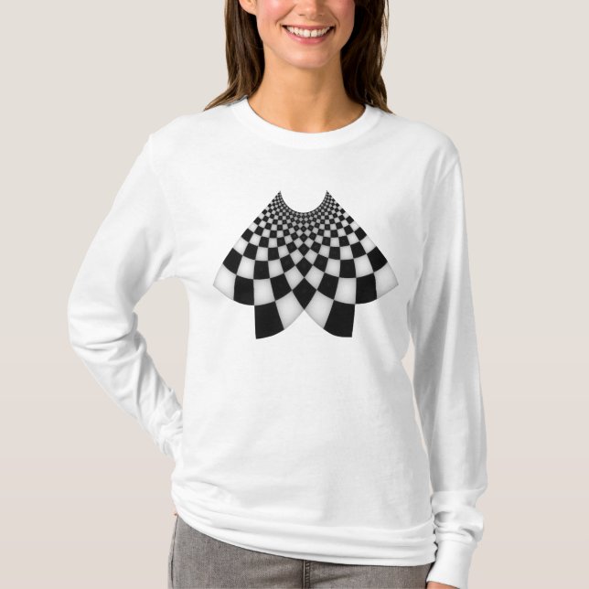 Camiseta Pescoço verificado (Frente)
