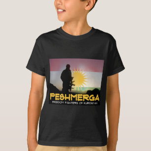 Camiseta Peshmerga - LUTADORES da LIBERDADE de CURDISTÃO