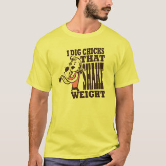 Camiseta Peso da agitação