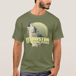 Camiseta PESO de Yellowstone NP (lobo cinzento)