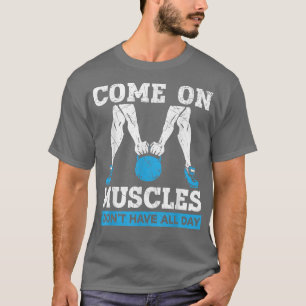 Camiseta Peso do Instrutor de Gym do Bodybuilder Workout de