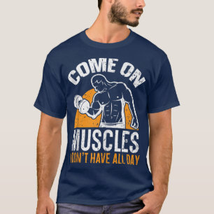 Camiseta Peso do Instrutor de Gym do Bodybuilder Workout de