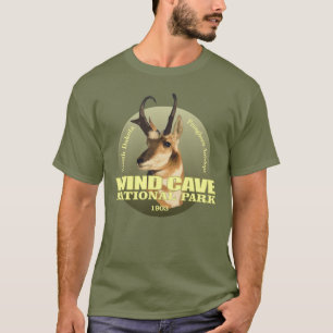Camiseta PESO do NP da caverna do vento (Pronghorn)