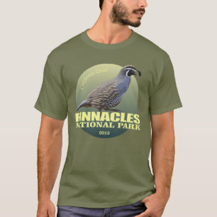 Camiseta PESO do NP dos pináculos (codorniz de Califórnia