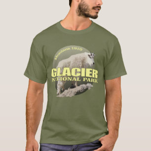 Camiseta PESO do parque nacional de geleira (cabra de
