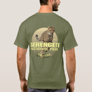 Camiseta PESO do parque nacional de Serengeti (chita)