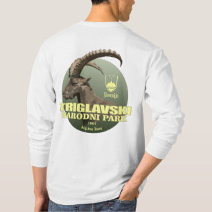 Camiseta PESO do parque nacional de Triglav (íbex alpino)