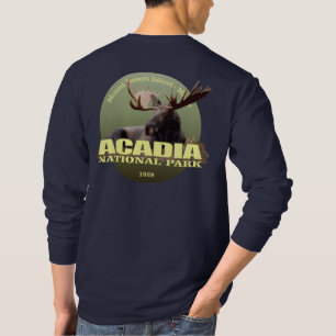 Camiseta PESO do parque nacional do Acadia (alce)
