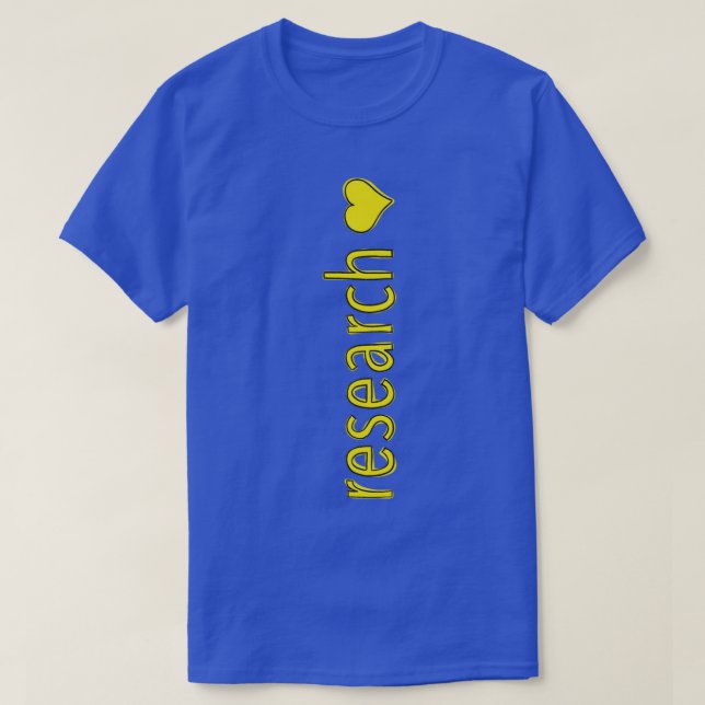 Camiseta Pesquisa Coração Amarelo 1 (Frente do Design)