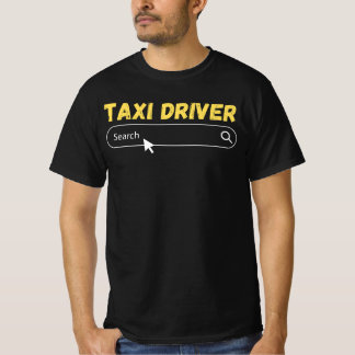Camiseta Pesquisa de Driver de Táxi