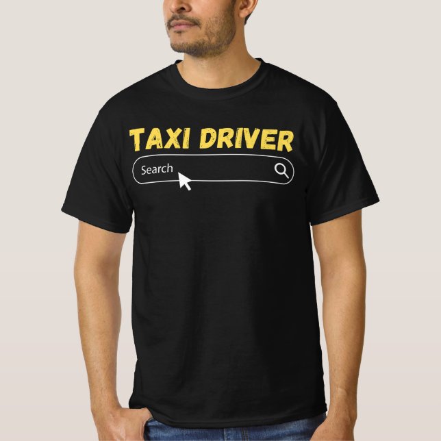 Camiseta Pesquisa de Driver de Táxi (Frente)