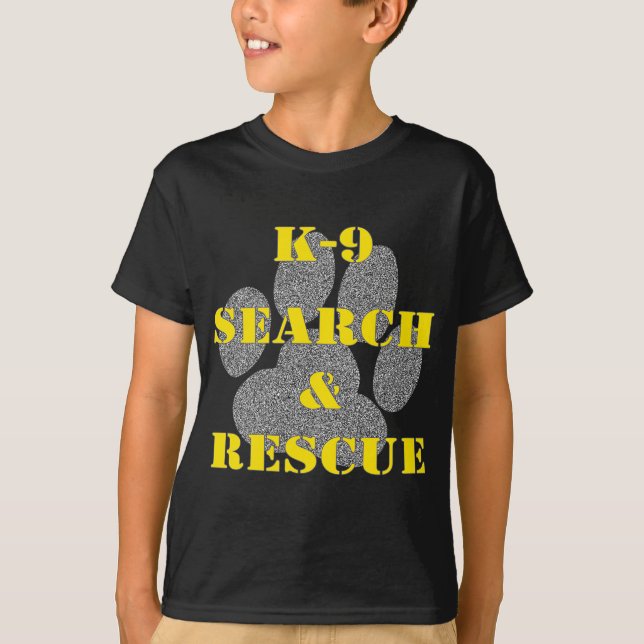Camiseta Pesquisa e Resgate do K9 (Frente)
