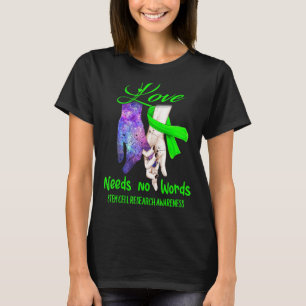 Camiseta Pesquisa em Células-Tronco Consciência, Amor Não P