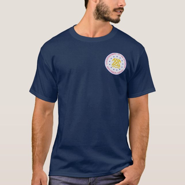 Camiseta Pesquisa Geológica dos Estados Unidos (Frente)