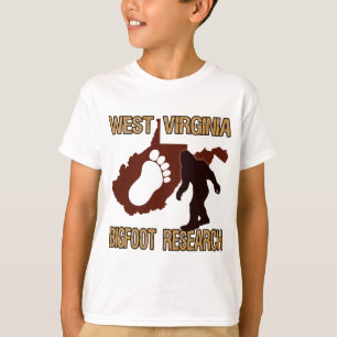 Camiseta Pesquisa ocidental de Virgina Bigfoot
