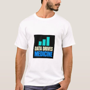 Camiseta Pesquisador de Bioestatística Design de Dados Médi