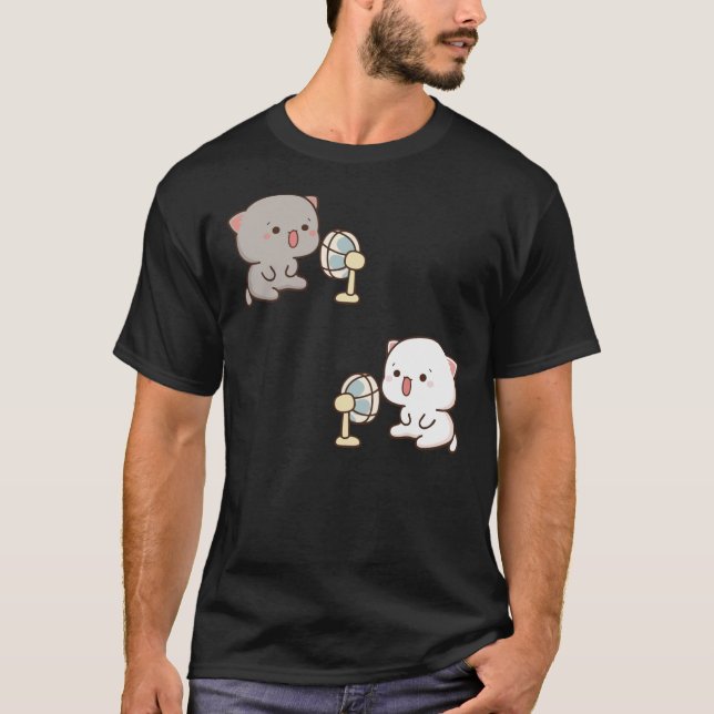 Camiseta Pêssego Bonito E Momento Engraçado De Goma Com Ven (Frente)