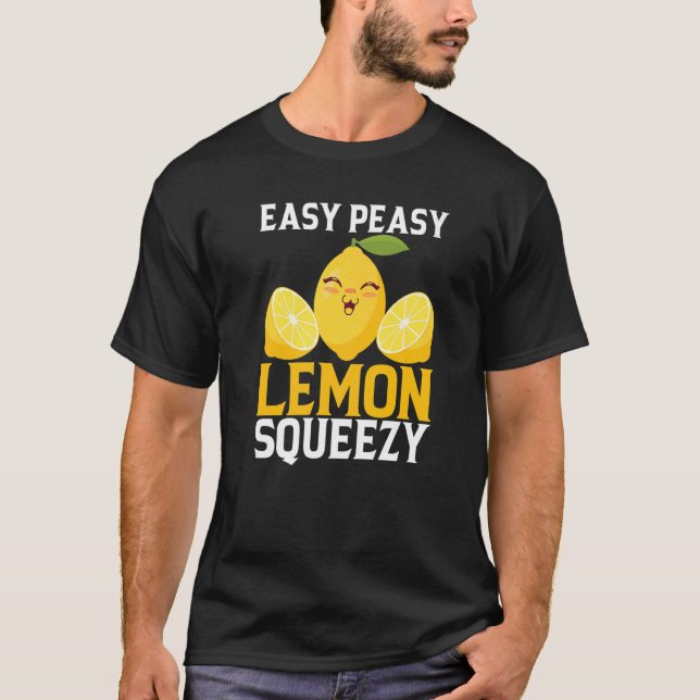 Camiseta Pêssego Fácil, Limão com Limonada (Frente)