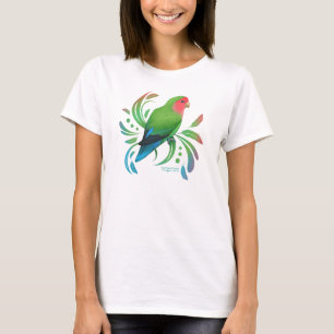 Camiseta Pêssego Verde Virado