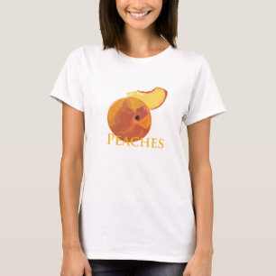 Camiseta Pêssegos aveludado
