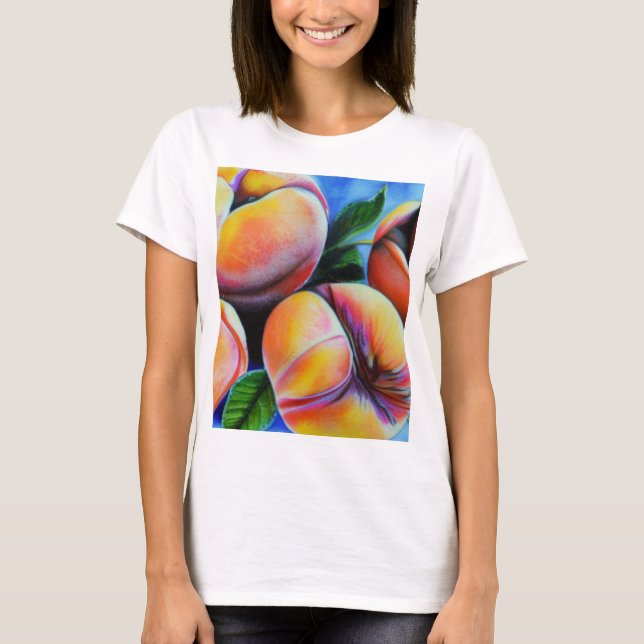 Camiseta Pêssegos bonito (Frente)