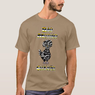 Camiseta Péssima Mãe Cloque   Galinha Engraçada