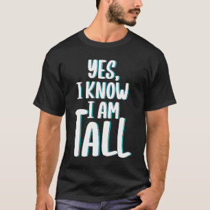 Camiseta Pessoa Alta Que Conheço Pessoas Altas