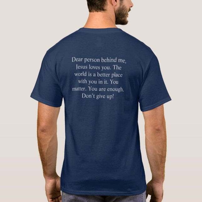 Camiseta Pessoa Atrás de Mim (Verso)