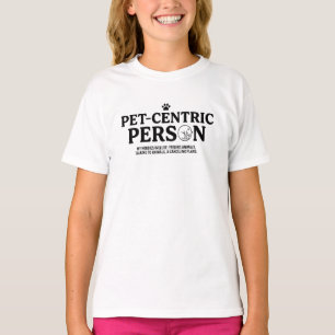 Camiseta Pessoa Centrada em Animais de Estimação