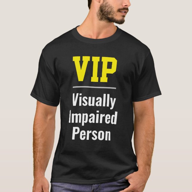 Camiseta Pessoa com Deficiência Visual (Frente)