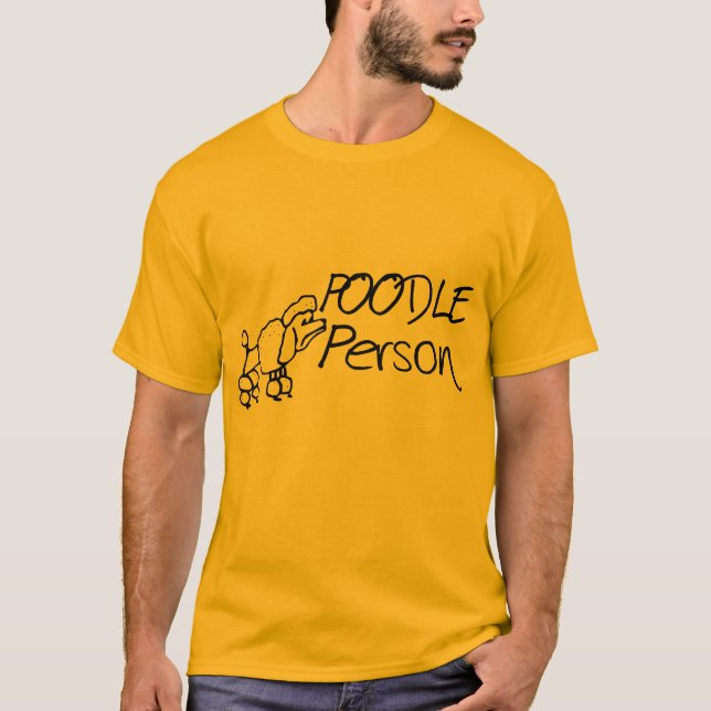 Camiseta Pessoa da caniche (Frente)