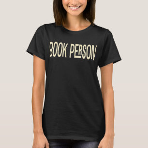 Camiseta Pessoa de Livro Simples Moderna Leitor Amante de L
