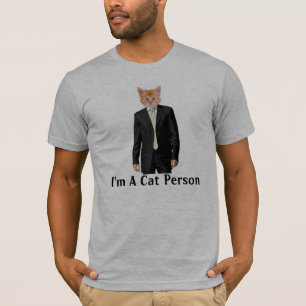 Camiseta pessoa do gato, eu sou uma pessoa do gato