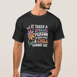 Camiseta Pessoa Especial Criança Suporte Palavras Ocultas A
