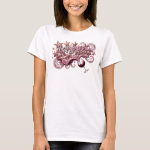Camiseta Pessoa Estilosa de VIDRO ROSA MEIO CHEIO