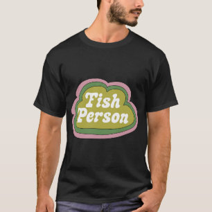 Camiseta Pessoa Peixe (Verde no Laranja)
