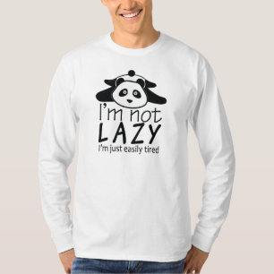 Camiseta Pessoa preguiçosa