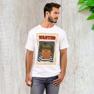 Camiseta Pessoa Procurada Escapou do Camiseta-Preso