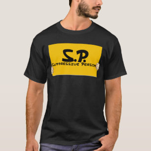 Camiseta Pessoa supressivo