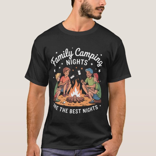 Camiseta Pessoal De Campanha Familiar - Grupo Engraçado De  (Frente)