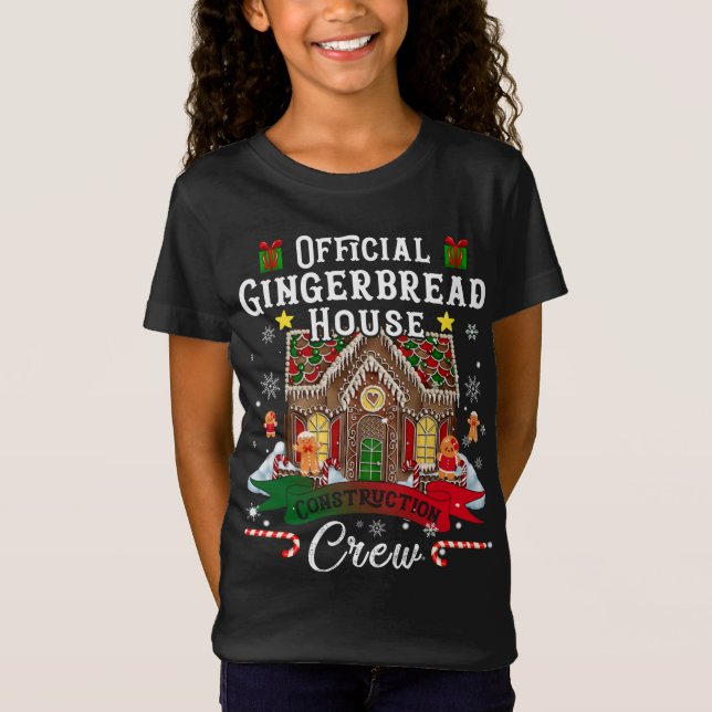 Camiseta Pessoal de construção da Casa de Pão-de-Pão Oficia (Frente)